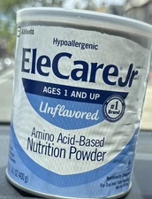 6 cans EleCare Jr Unflavored powder junior formula Free Shipping, April 2026