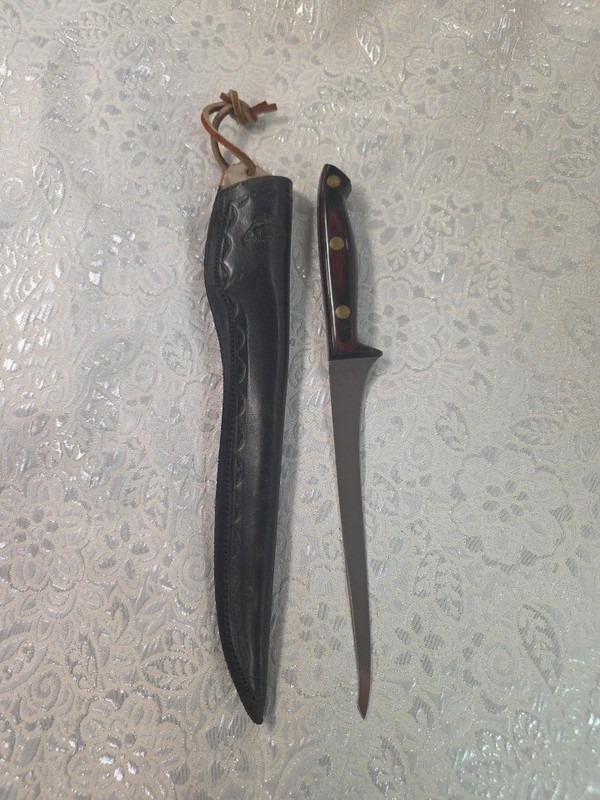 Signed Don Canney Leech Lake Fillet Knife, 1988, Excellent Condition