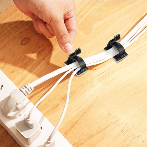 10 Pcs Wire Fixer Holder Organiser Cable Storage and Organizer Clips - Afbeelding 2 van 10