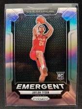 2024-25 Panini Prizm Emergent Silver Prizm #25 Jaylon Tyson (RC) Cleveland Cavs