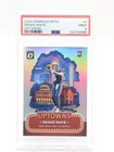 DRAKE MAYE 2024 DONRUSS OPTIC UPTOWNS PRIZM ROOKIE #4 PATRIOTS PSA 9 Q6438