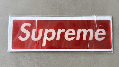 Supreme Plastic Box Logo Sticker