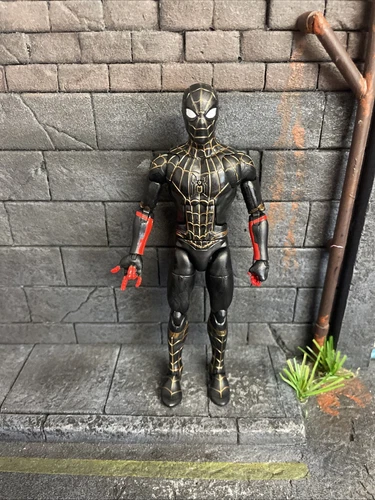 Marvel Legends Black and Gold Spider-Man No Way Home (Armadillo Wave) 6” Figure