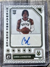 2023-24 Panini Donruss Optic - Signature Series Chris Livingston (AU, RC)