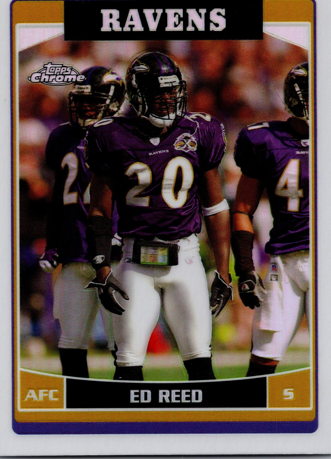 2006 Topps Chrome #111 Ed Reed Refractors