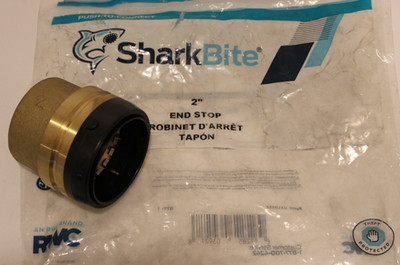 SharkBite UXL0454 - 2'' End Stop (Cap), also works on PEX or CPVC