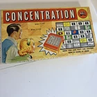 Vintage 1958 Concentration TV Board Game NBC Game Show Milton Bradley