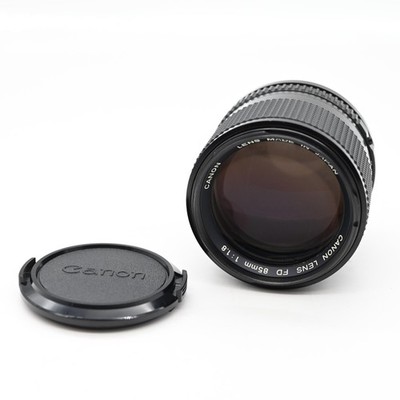 Canon FD 85mm f1.8 Lens #884 | eBay