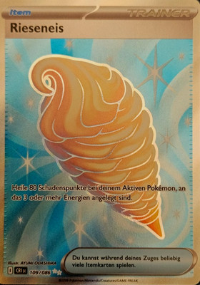 Pokemon Wachsendes Chaos Rieseneis CRI 109/086 Near Mint deutsch