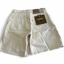 Levis 951 Orange Tab Relaxed Fit Jorts Canvas Shorts Made in USA 30” Dead-stock