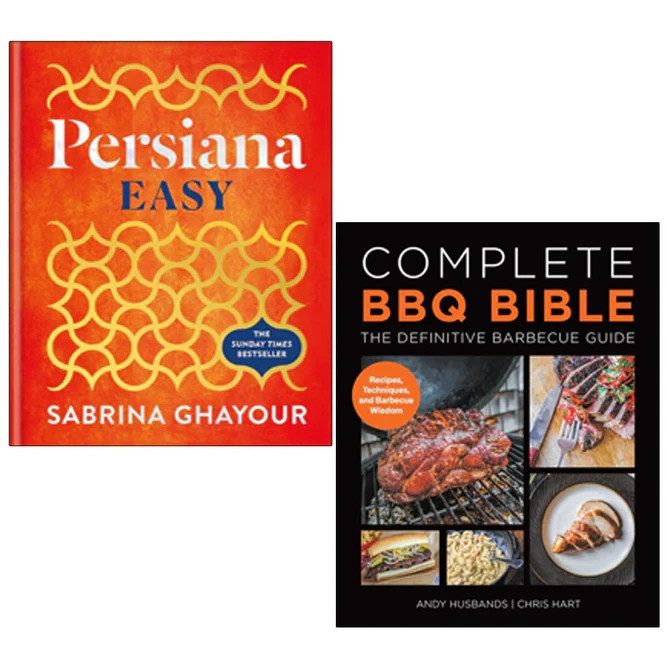 Persiana Easy(HB),Complete BBQ BIBLE The Definitive Barbecue 2 Books Collection