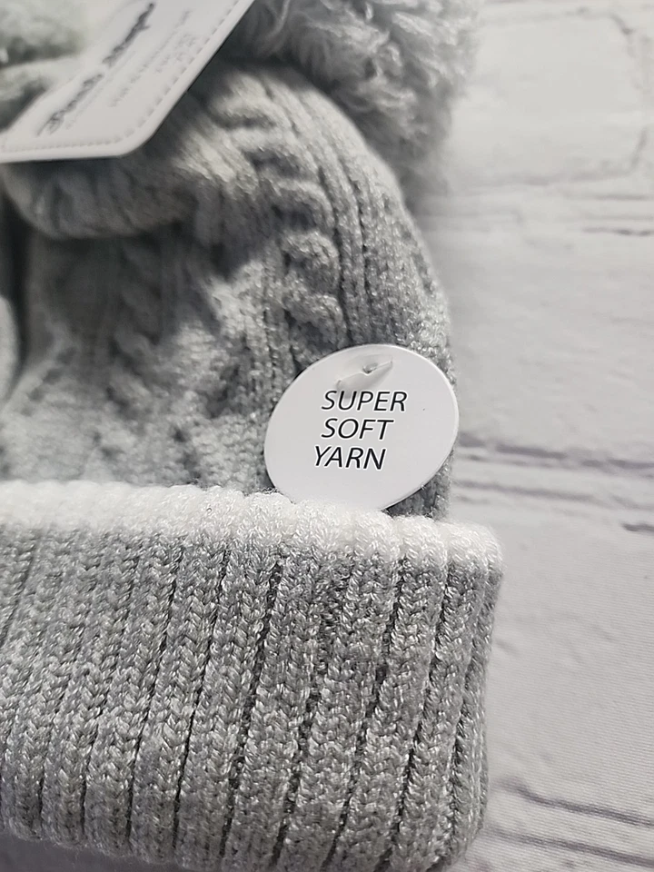 Conjunto de gorra y guantes de palo gorra de primeros pasos para niños pequeños 2T-4T - NUEVO Foto 3 de 4