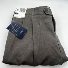 Dockers Dress Pants Mens 38x32 Brown New Pleated Cuffed Essential Fine Weave