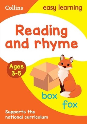 Reading and Rhyme Ages 3-5: Ideal f..., Collins Easy Le