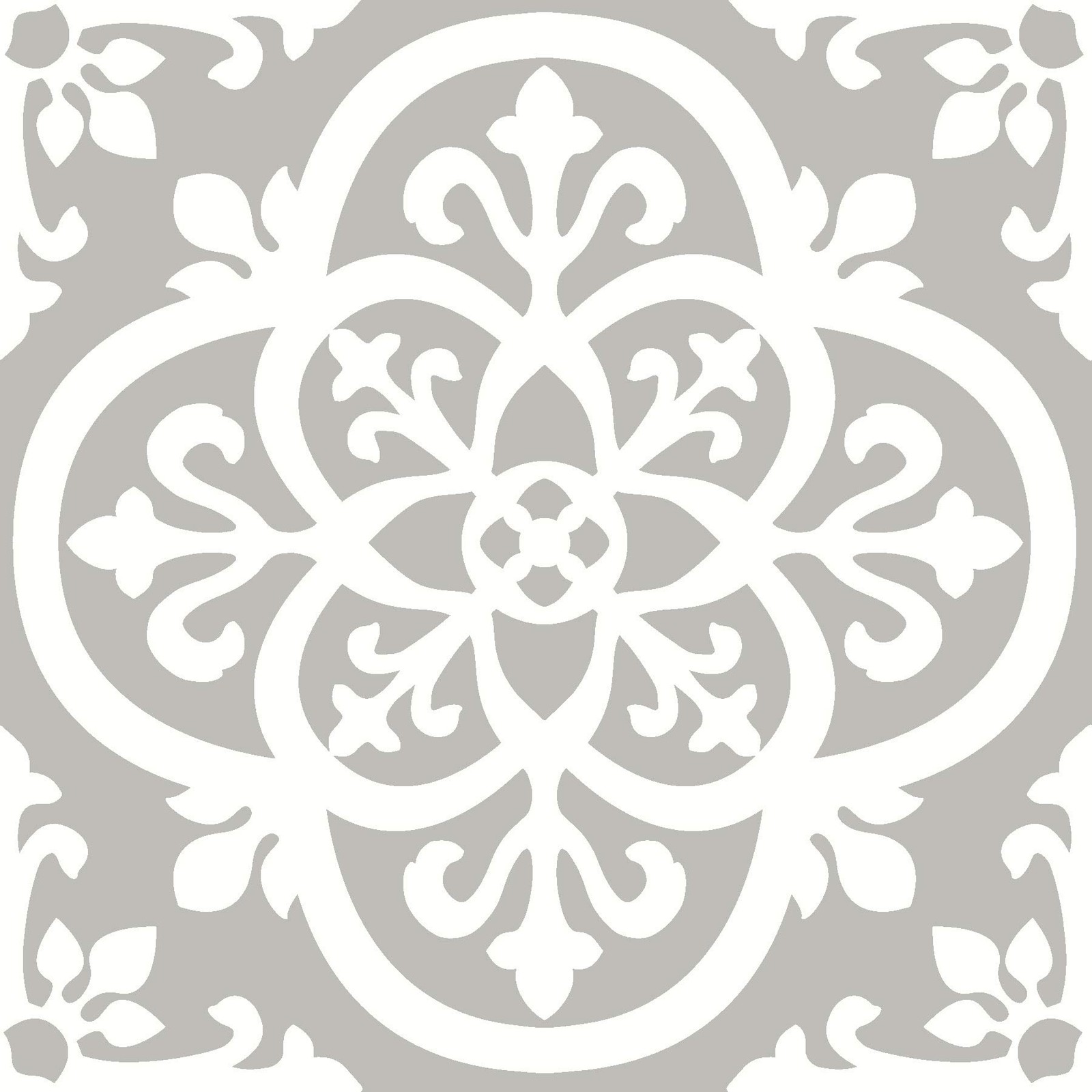 Grey Medina Peel & Stick Floor Tiles by FloorPops FP2942