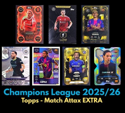 Topps Match Attax EXTRA 25/26 - SPECIAL CARDS UEFA Champions League -- 2025/2026