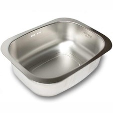 Stainless Steel WashingUp Bowl MultiPurpose Dish Tub Wash Basin Sink