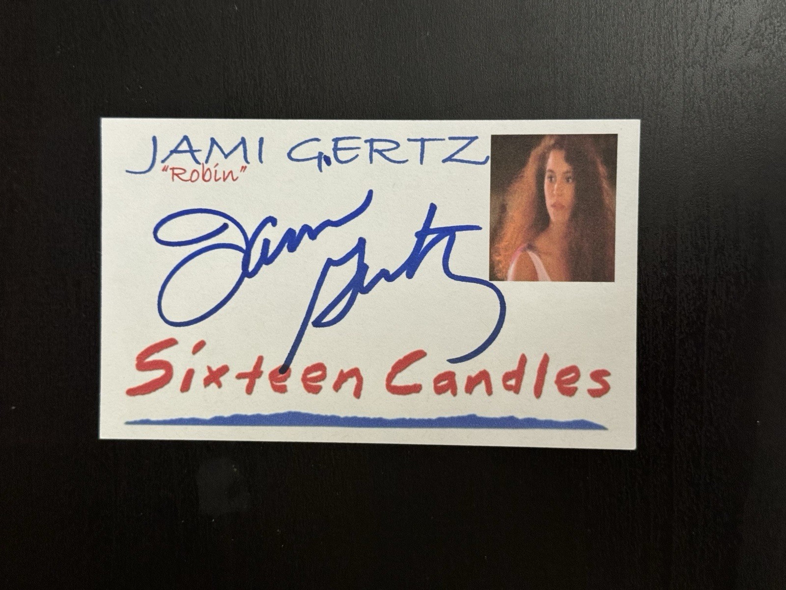 JAMI GERTZ SIGNED 3 X 5 INDEX CARD THE LOST BOYS, SIXTEEN CANDLES | eBay