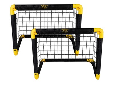 Fußballtore 2er Set - Torpfosten für Garten - Pop Up Tor 50 x 44 x 44