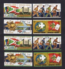 Burundi 1974 Postwesen Mi. 1069 - 84 gestempelt