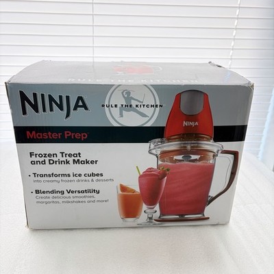 Ninja Master Prep QB750RD Frozen Treat And Drink Maker New Open Box