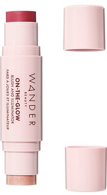 Wander Beauty On-the-Glow Blush & Illuminator Stick Strawberry Fields Shade