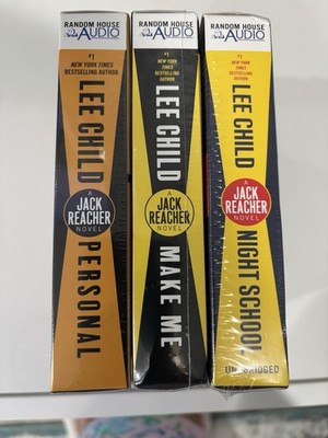 PERSONAL, MAKE ME, NIGHT SCHOOL CDs by Lee Child - Lot Of 3 - SEALED/UNOPENED
