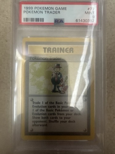 Pokémon Trader graded PSA 9 for sale on eBay