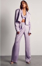 Misspap Womens Purple Co-Ord