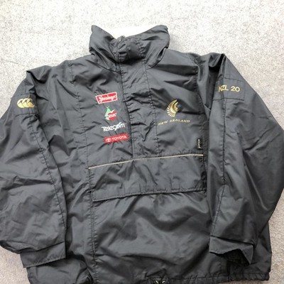 Vintage Team New Zealand Jacket Mens XL Black Sailing America's