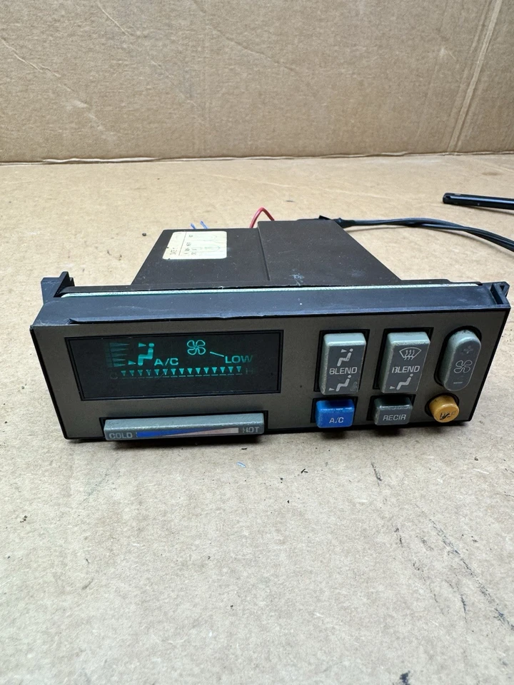 Panel de control climático Chevy Silverado GMC C/K 1500 2500 1988-1994 P/N: 16204785 Foto 4 de 4
