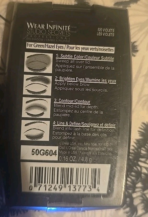 Loreal Wear Infinate Studio Secrets  Violets #520 - Image 2 of 2