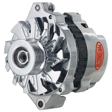 Powermaster Alternator 67401; 140 Amp Polished CS130