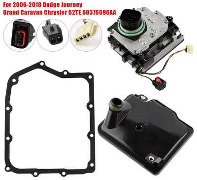 62TE Solenoid Pack w/ TCC & LPS Sensors + Filter Gasket Kit OEM 2007-Up