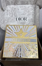 Dior 2025 Holiday Limited Edition Metallic Embossed Lid Gift Box 9x9x4.75