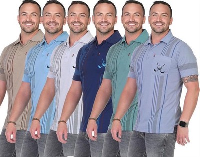 Herren Poloshirt Sommer Polo-Hemd Kurzarm, Gr. M L XL 2XL