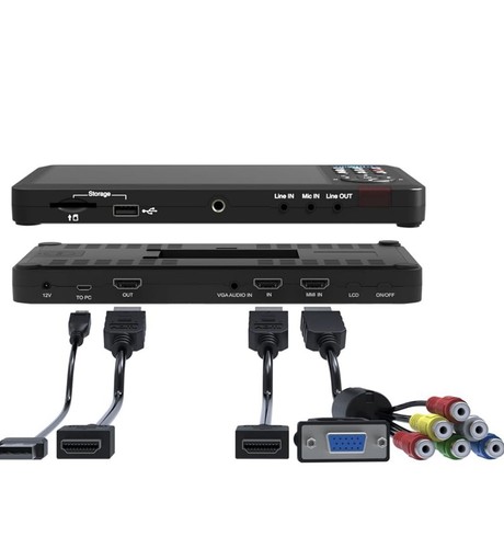 ClonerAlliance ViewPro, Portable 1080p HDMI Video Recorder 7" LCD - Picture 4 of 9