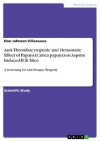 Anti-Thrombocytopenic And Hemostatic Effect Of Papaya (Carica Papaya) On...