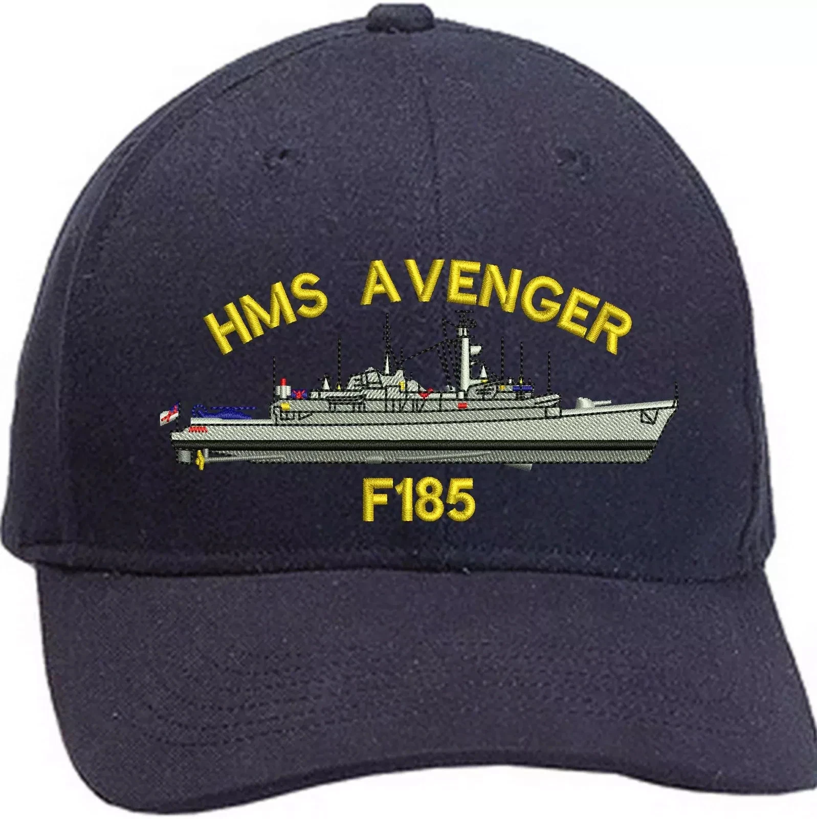 HMS Avenger Embroidered Baseball Caps