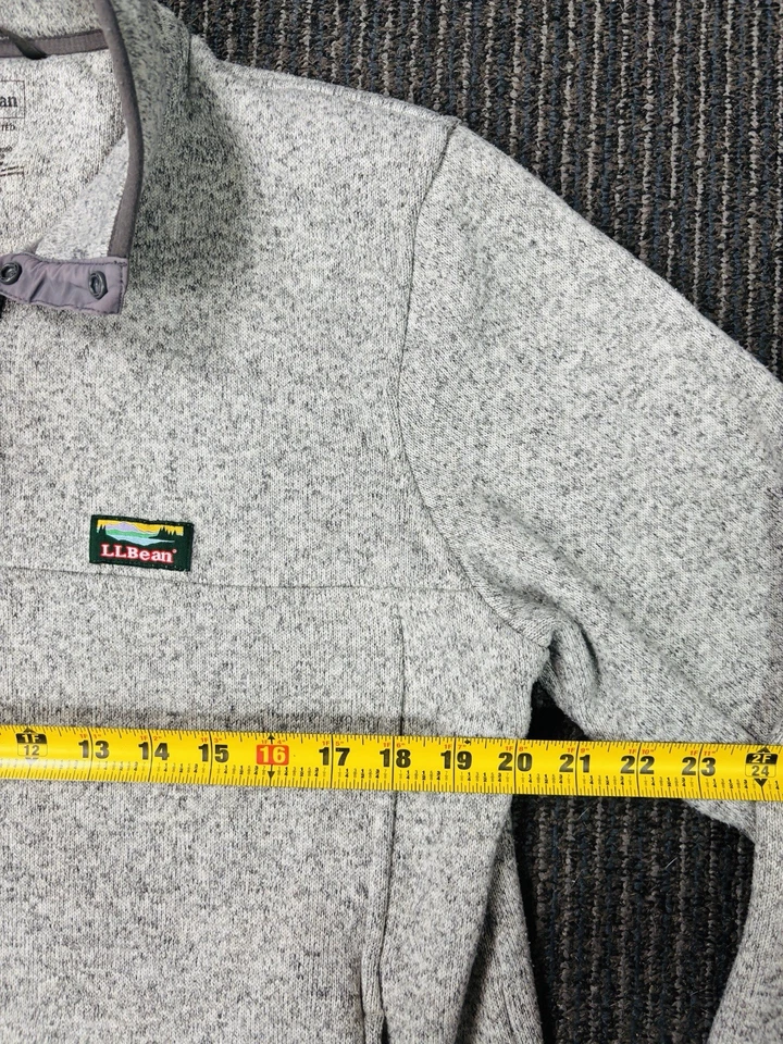 Hombre L.L. Suéter Pullover Bean Ligeramente Ajustado 3/4 Cuartos a Presión Talla Grande Foto 2 de 4