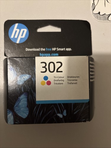 HP 302 Pack de 2 Cartouches d'Encre Noire et Trois Couleurs Authentiques ! - Afbeelding 1 van 2