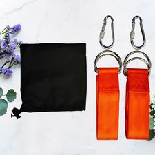  Huśtawka drzewa Pasek wiszący Wytrzymały karabińczyk Poliestrowe paski do hamaka