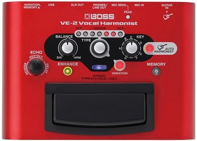 Boss Vocal Harmonist VE-2 Effektpedal Neu