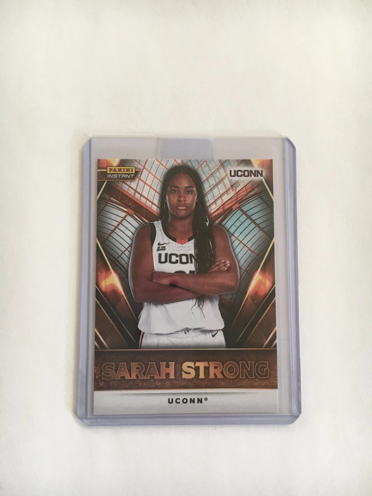 2025 PANINI INSTANT #SS-NC SARAH STRONG UCONN NATIONAL CHAMPIONS