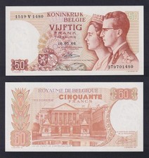 Belgium Banknote 50 FRANCS 1966 P.-139 FDS/UNC