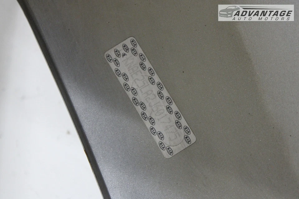 18-21 KIA STINGER PANEL DE CUBIERTA DE GUARDABARROS DELANTERO DERECHO PLATA SEDOSA METÁLICO OEM Foto 4 de 4