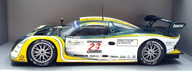Sun Star 1/18 Scale Diecast 1071 - Lotus Elise GT1 #23 - Green/White - Image 3 of 4