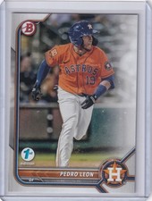 2022 Bowman 1st Edition #BPPF-115 Pedro Leon Houston Astros