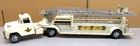VINTAGE 1959 TONKA TOYS PRESSED STEEL WHITE HOOK AND LADDER FIRE TRUCK