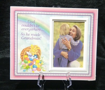NWT Little Artists Gallery of Gifts Grandma Photo Frame Pink Trim Kids 3.5 x 5